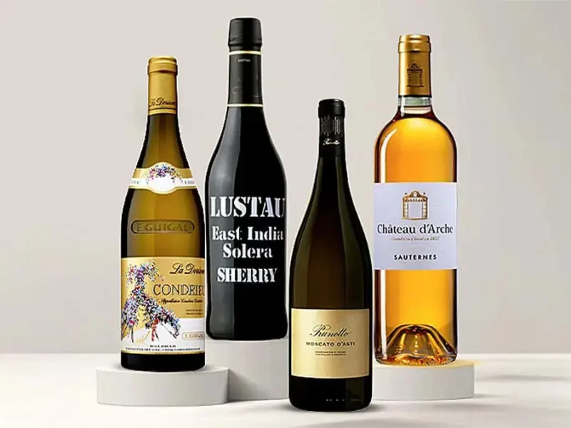 Các loại rượu vang ngọt phổ biến